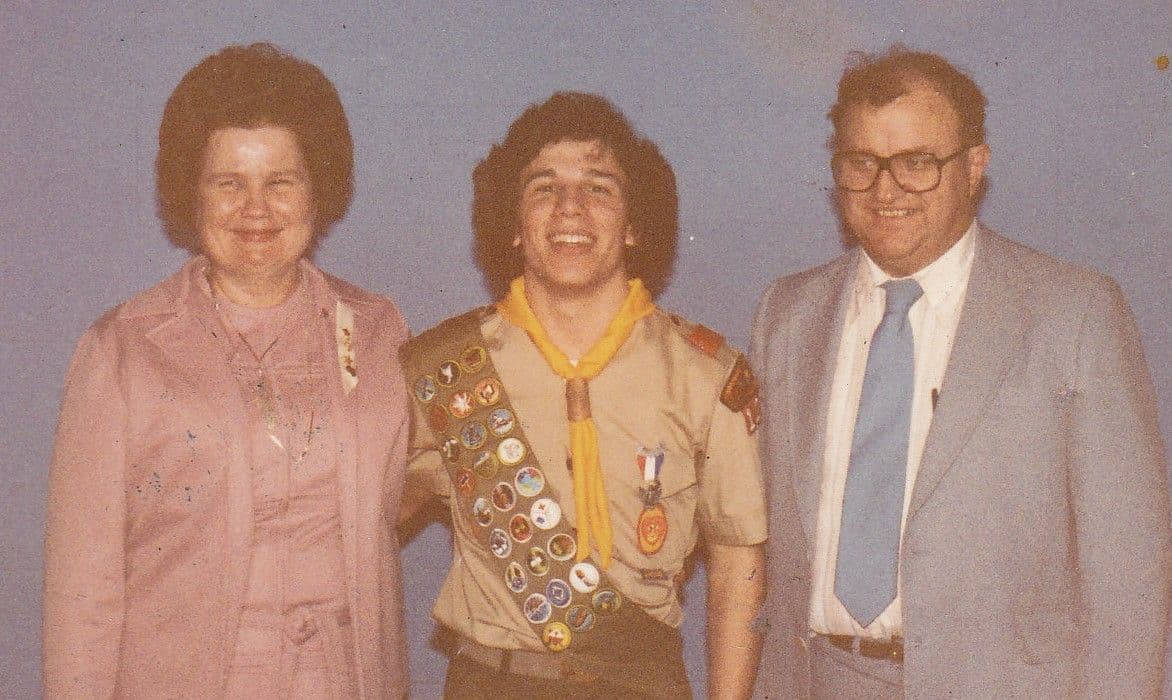 Eagle Scout Parents Marilyn and Lee 1979
