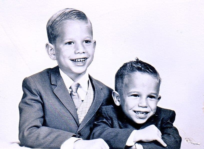 Brother Mark 3.5yo, Kevin 2yo 1967